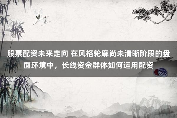股票配资未来走向 在风格轮廓尚未清晰阶段的盘面环境中，长线资金群体如何运用配资