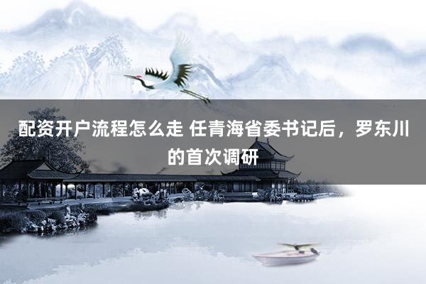 配资开户流程怎么走 任青海省委书记后，罗东川的首次调研